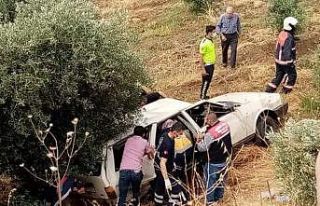 Direksiyon hakimiyetini kaybedip uçuruma düştü:...