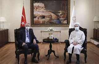 Diyanet İşleri Başkanı Erbaş, Fransa Büyükelçisi...