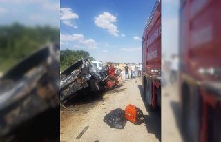 Diyarbakır’da feci kaza: 1 ölü, 7 yaralı