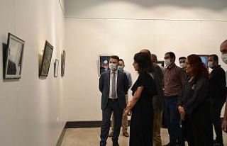 Diyarbakırlı ressam Öznur’ın resim sergisi