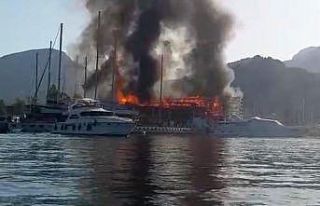 DSV Yatçılık, yangına anında müdahale eden personeline...