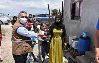 Dünya Süt Gününde tarım işçilerine süt ikram...