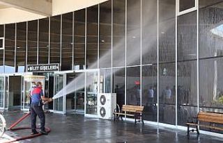 Düzce otogarında 1 Temmuz temizliği