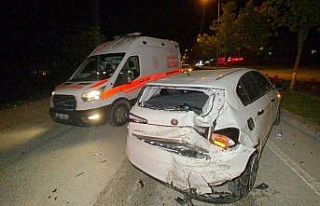 Düzce’de 2 ayrı kazada 1 kişi yaralandı