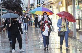 Edirne’de sağanak yağış etkili oldu