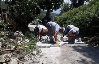 Efeler Belediyesi selin etkili olduğu mahallelerde...