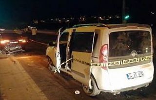 Elazığ’ da zincirleme trafik kazası : 3 yaralı
