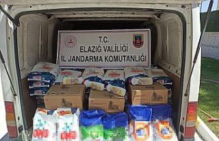 Elazığ’da 2 ton sahte temizlik malzemesi ele geçirdi