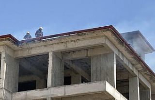 Elazığ’da çatı yangını