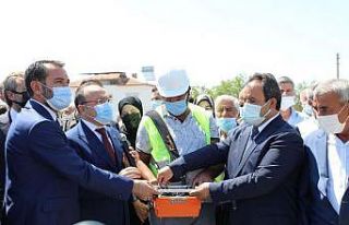 Elazığ’da temel atma ve şehitlik anıtı açılış...