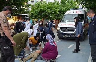 Elektrikli bisikletin çarptığı çocuk yaralandı