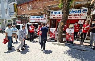 Emet’te sokak hayvanları için mamamatik