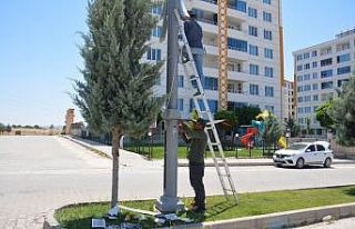 Ergani aydınlatılıyor