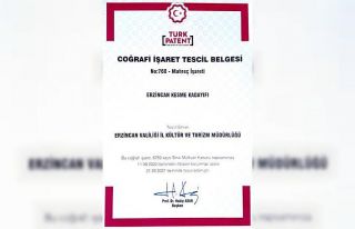 Erzincan Kesme Kadayıfı, Coğrafi İşaret Tescil...