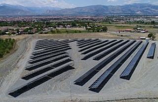 Erzincan’da 990 KW’lik güneş enerji santralinde...