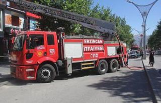 Erzincan’da meydana gelen baca yangını paniğe...