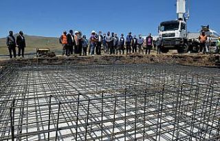 Erzurum’da 575 deprem konutunun temeli atıldı