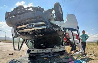 Erzurum’da feci kaza: 1’i ağır 4 yaralı