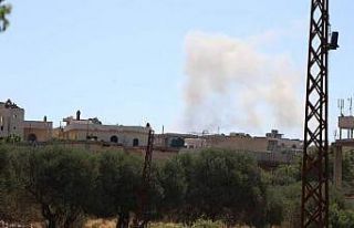 Esad rejiminden İdlib kırsalına topçu saldırısı:...