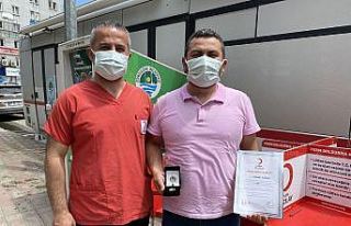 Esnaf’dan örnek davranış; gümüş madalya kazandı