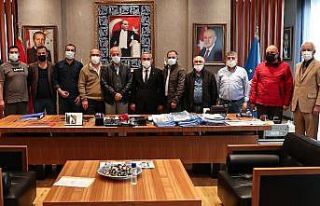 Esnaflardan teşekkür ziyareti