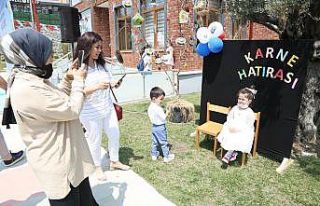 Eyüpsultan Belediyesi Anaokulu’nda mezuniyet coşkusu