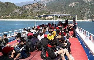 Fethiye’de 97 kaçak göçmen yakalandı