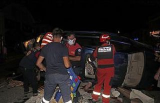 Fethiye’de iki otomobilin çarpıştığı kazada...
