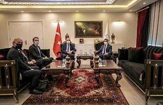 Fransa Büyükelçisi Magro, Vali Bilmez’i ziyaret...