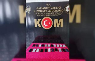 Gaziantep’te 22 adet kaçak cep telefonu ele geçirildi