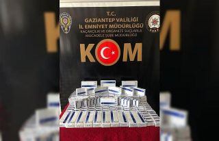 Gaziantep’te 2 bin 880 paket gümrük kaçağı...