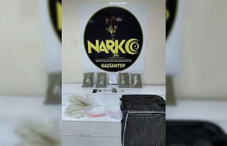 Gaziantep’te 4 kilo 110 gram uyuşturucu ele geçirildi