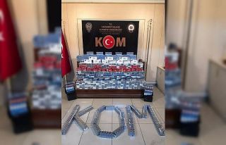 Gaziantep’te 8 bin 487 paket kaçak sigara ele geçirildi