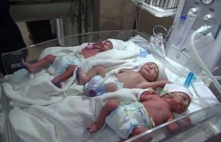 Gaziantep’te üçüz bebek sevinci