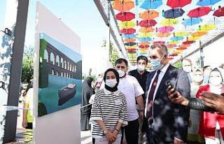 Geleceğin sanatçıları Sultanşehir Resim Sergisi’nde...