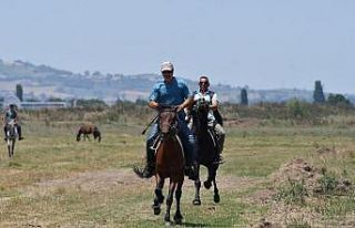 Geleneksel Susurluk Rahvan At yarışmaları yapıldı
