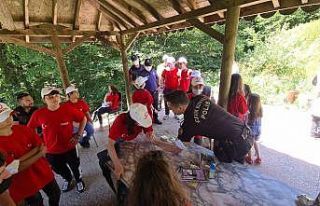 ‘Gençler Bizim Umudumuz’ projesi ile çocuklar...