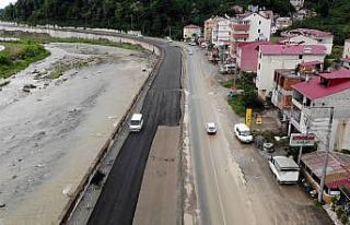 Giresun’u İç Anadolu’ya bağlayacak Dereli yolunda...