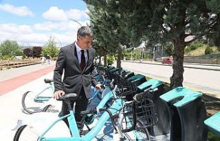 Gölbaşı Belediye Başkanı Şimşek, bisiklet kullanımının...