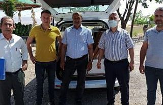 Gölbaşı’nda Antep fıstığı gözü dağıtıldı