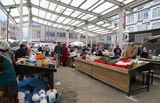 Gölbaşı’ndaki Köylü Pazarı yeni yüzüyle...