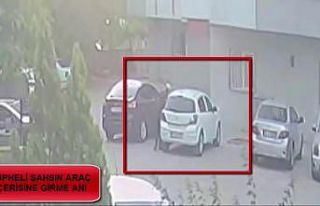 Gündüz vakti park halindeki otomobili soydu