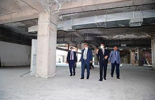 Gürkan, Yimpaş binasında incelemelerde bulundu