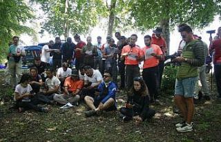 Gürle dağında yamaç paraşütü heyecanı