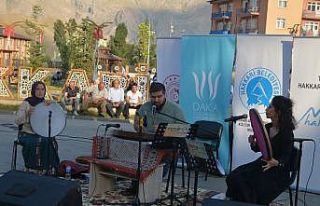 Hakkari’de açık hava konseri