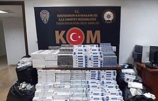 Hatay’da 12 bin 420 paket kaçak sigara ele geçirildi