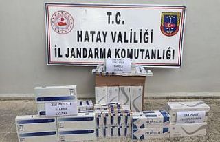 Hatay’da kaçak sigara operasyonu
