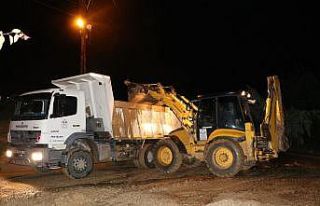 Havza’da sağanak: 4 mahalle çamurla kaplandı