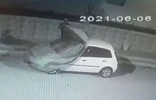 Hırsızın rahatlığını alarm bile bozamadı