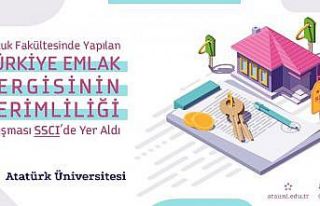 Hukuk Fakültesinde yapılan, Türkiye Emlak Vergisinin...